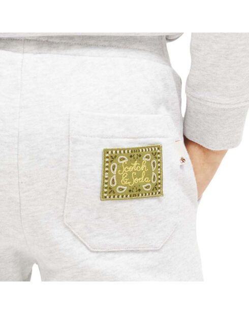 Jogging en Coton Bio Bandana gris