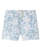 Short de Bain Ariel Fleuri sauge