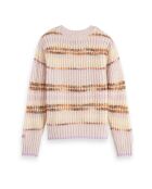 Pull en Laine mélangée Imprimé rose pâle