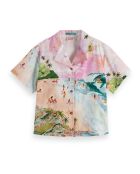 Chemisette Plage rose/multicolore