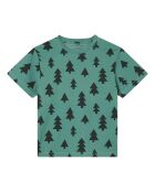 T-Shirt Oversize Arbres Coton Bio vert
