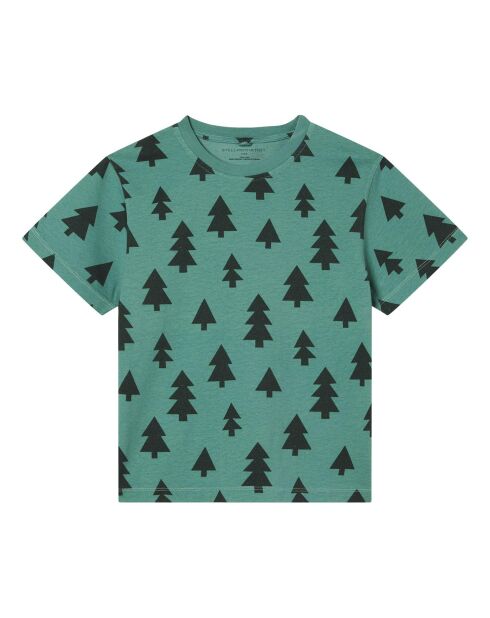 T-Shirt Oversize Arbres Coton Bio vert
