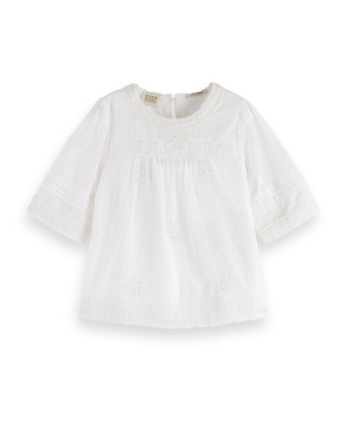 Blouse Broderie Anglaise blanche