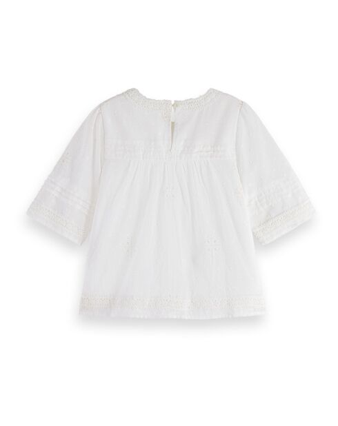Blouse Broderie Anglaise blanche