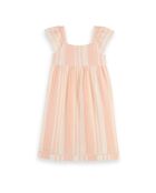 Robe Rayée rose pâle