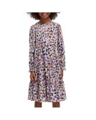 Robe Imprimée Léopard  violette