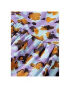 Robe Imprimée Léopard  violette