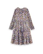 Robe Imprimée Léopard  violette