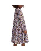Robe Imprimée Léopard  violette