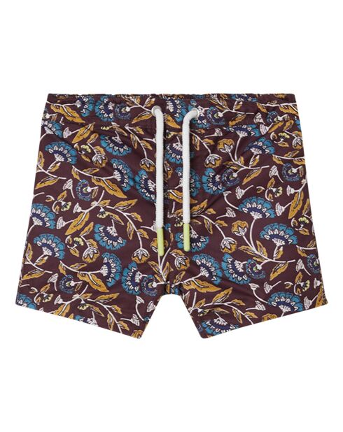 Short de Bain Polyester Recyclé Niagara prune
