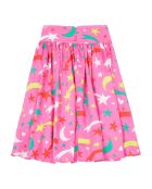 Jupe Tencel Etoiles rose
