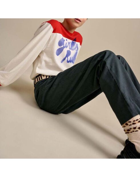 Pantalon Vicky vert foncé