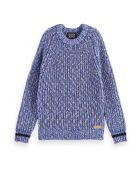 Pull Jacquard bleu