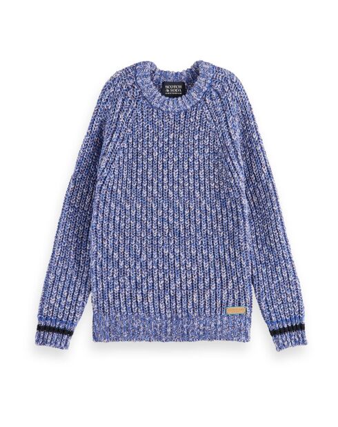 Pull Jacquard bleu