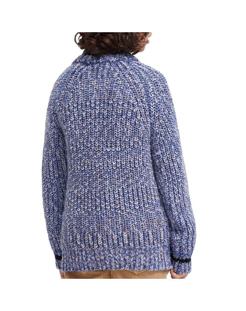 Pull Jacquard bleu