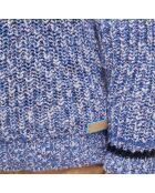 Pull Jacquard bleu