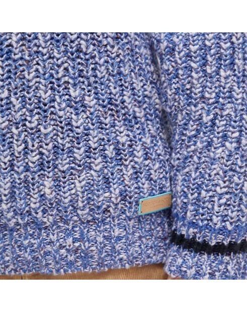Pull Jacquard bleu