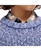 Pull Jacquard bleu