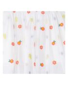 Jupe Tulle Fleurie blanche