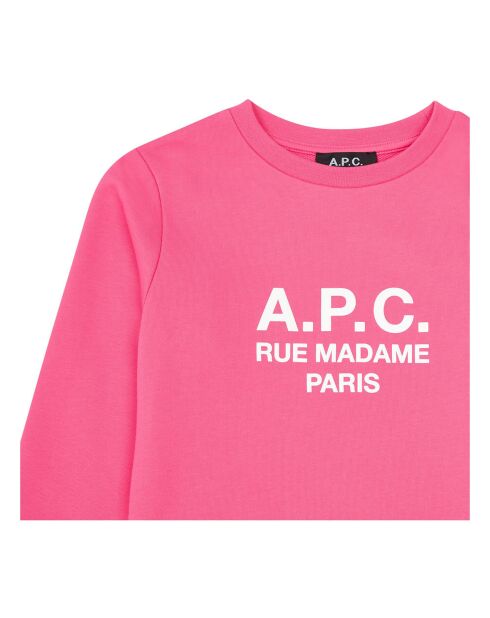 Sweat Elie Coton Bio rose
