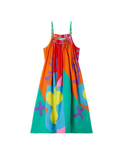 Robe Graphic Love Text multicolore