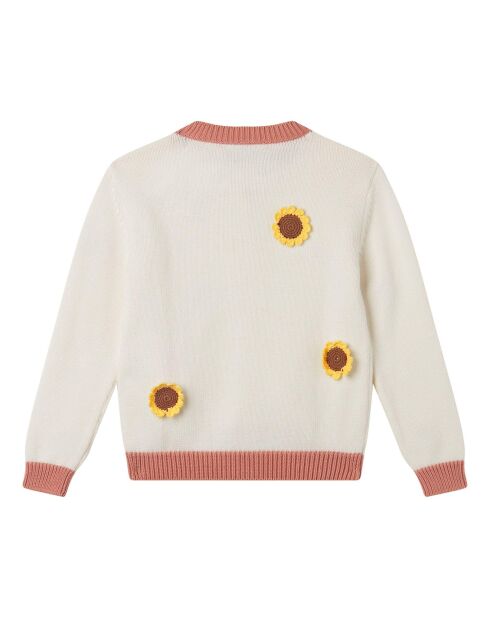Cardigan Tournesol écru