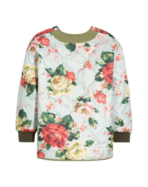 Veste Fourrée Havana bleu ciel/multicolore
