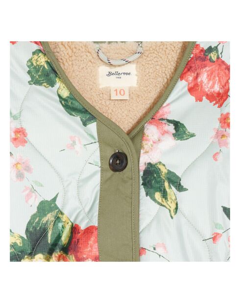 Veste Fourrée Havana bleu ciel/multicolore