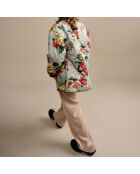 Veste Fourrée Havana bleu ciel/multicolore