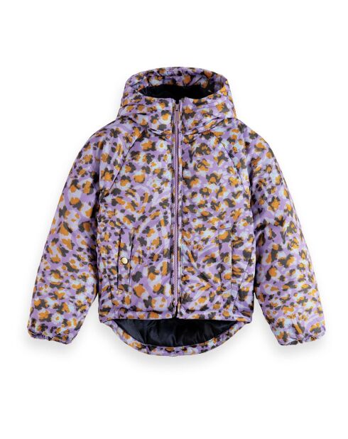 Doudoube Léopard violet/marron