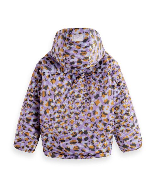 Doudoube Léopard violet/marron