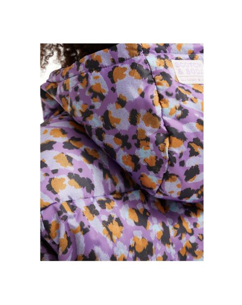 Doudoube Léopard violet/marron
