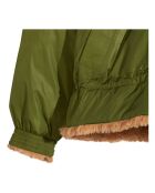 Veste fourrée Réversible Habitat vert kaki