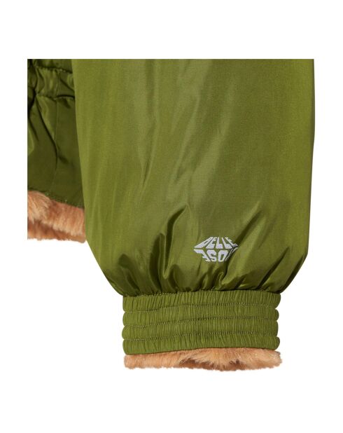 Veste fourrée Réversible Habitat vert kaki