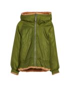 Veste fourrée Réversible Habitat vert kaki