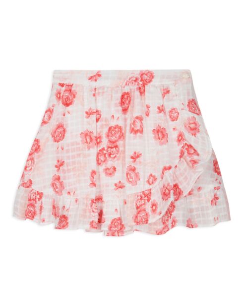 Jupe Fleurie rose