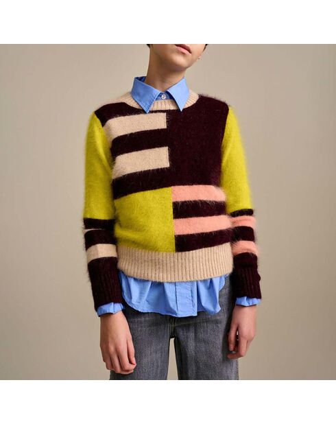 Pull Dwely Angora  multicolore