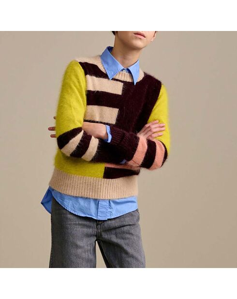 Pull Dwely Angora  multicolore