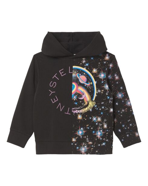 Sweat Oversize Cosmique Coton Bio noir