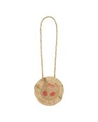 Sac en Raphia Cerise Fina beige