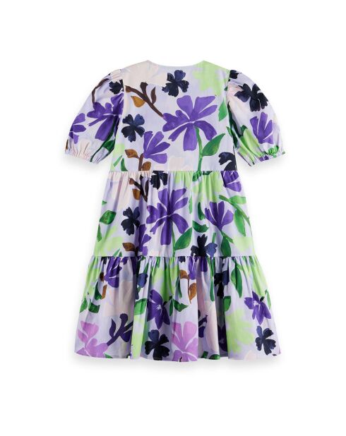 Robe Fleurie violette