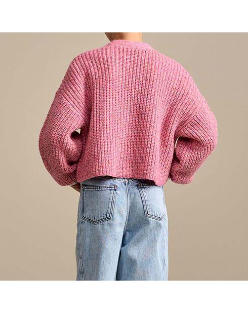 Cardigan Amaro Alpaga rose