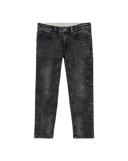 Pantalon Denim Slim noir