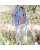Chemise Denim bleue