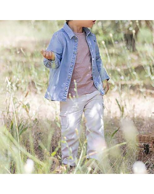 Chemise Denim bleue