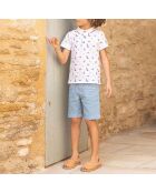 Polo Jardin Secret blanc