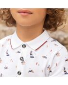 Polo Jardin Secret blanc