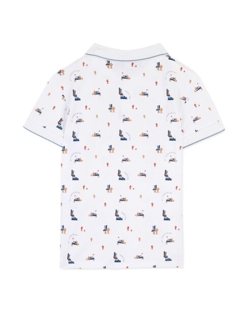 Polo Jardin Secret blanc
