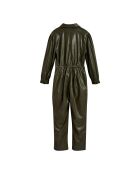 Combinaison Pilots Cuir Vegan vert kaki