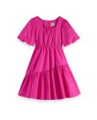 Robe Ajourée rose fuschia